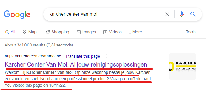 Tip 3: Een goede meta title en meta description