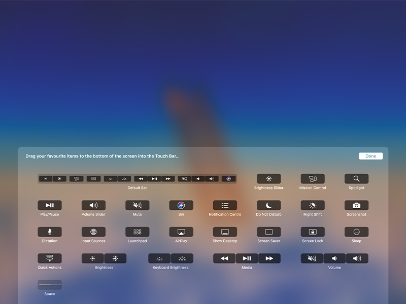 Macbook Pro instellingen