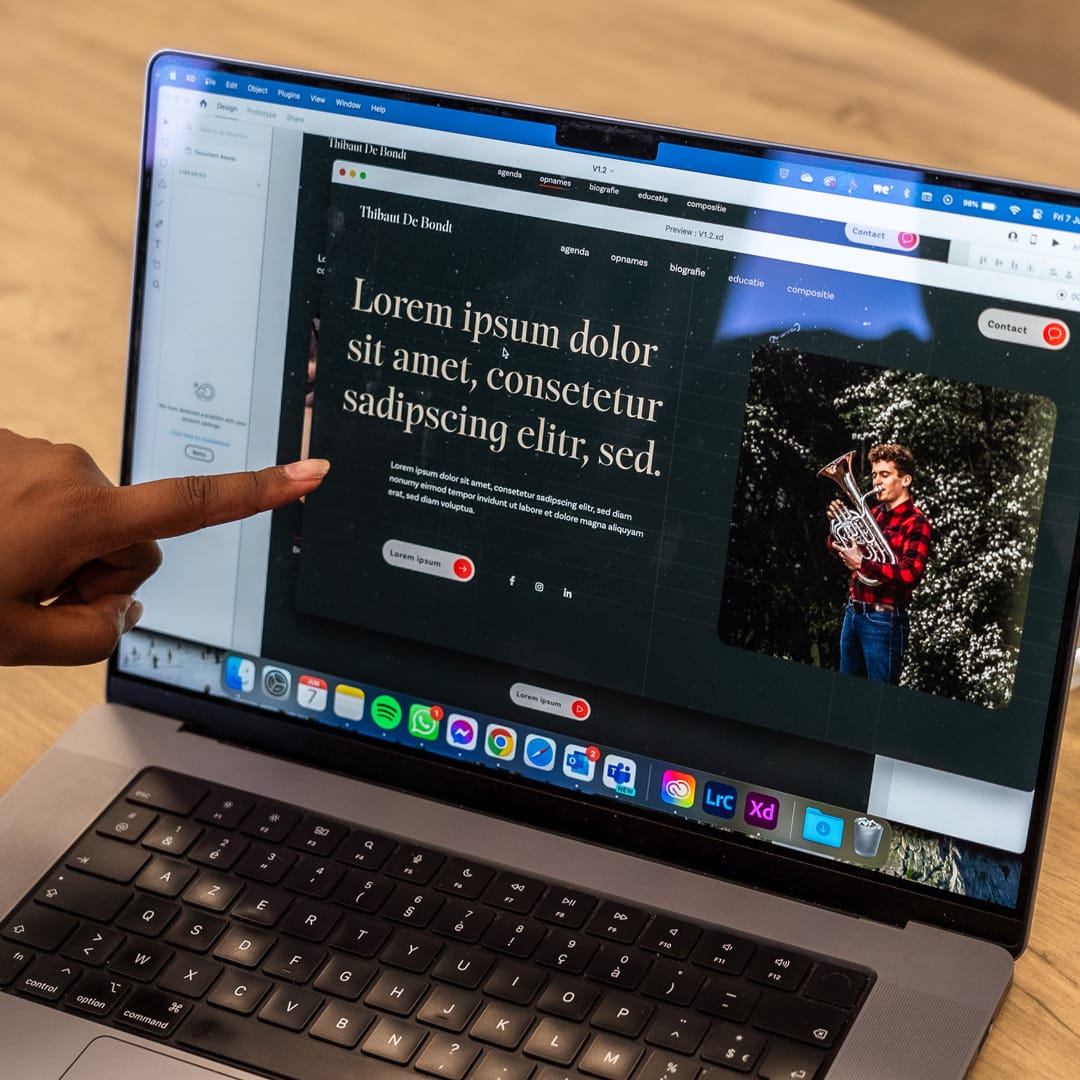 Een elegante online aanwezigheid voor een uitzonderlijk muzikant.